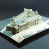 Maquette van de gebouwen van de Nationale Bank naar de plannen van Hendrik Beyaert Foto: F. Tirry
