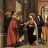 Omgeving van de Meester van Sint-Sebastiaen, Het huwelijk van de Maagd, 15e eeuw. Italiaanse en Frans primitieven in Vlaams Openbaar Bezit