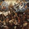 Pieter Bruegel (1525/30-1569), De val der opstandige éngelen (detail: Hellemonsters), 1562. Dieren als model - Het dier in de Vlaamse schilder- en beeldhouwkunst
