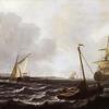 Frans-Balthasar Solvijns (1760-1824), De rede van een Nederlandse haven, 1787. Schilders van de zee