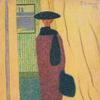 Léon Spilliaert, Vrouw op een tentoonstelling, 1912, Kunst die binnenkomt