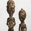 Staande mannelijke en vrouwelijke figuur, Baule-Atieh, West-Afrika