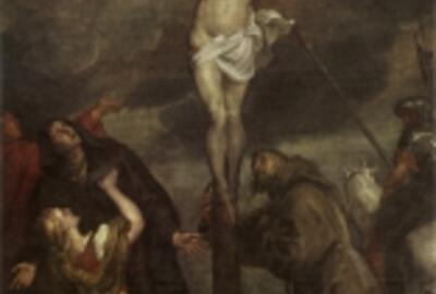 Antoon van Dyck Calvarie met Sint Franciscus