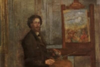 James Ensor,  Ensor vóór zijn schildersezel