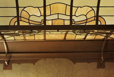 Victor Horta (1861-1947). Glazen koepel van het Hortamuseum