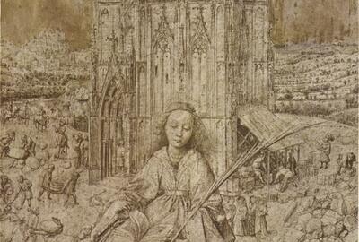 Jan van Eyck - Heilige Barbara