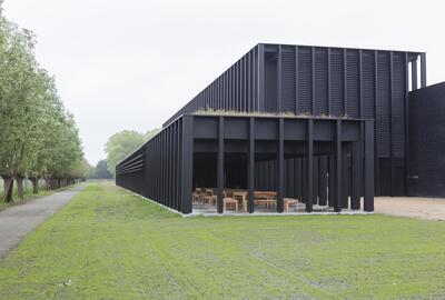 Het bezoekerscentrum van het Zwin door Coussée & Goris. Frederik Buyckx