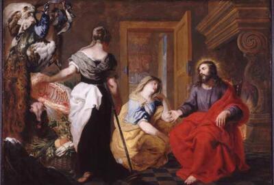 Erasmus Quellinus II en Adriaan van Utrecht, Christus in het huis van Martha en Maria