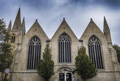 De Onze-Lieve-Vrouwekerk in Nieuwpoort