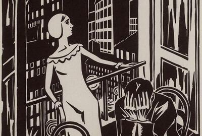 Frans Masereel, Spleen, Houtsnede,