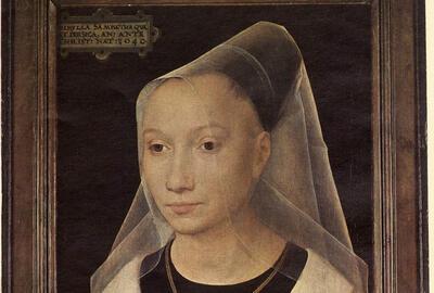 Hans Memling, Sibylla Sambetha, Schilderij op paneel, 