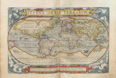 Abraham Ortelius, Theatrum Orbis Terrarum, 1584, Plantin, Antwerpen