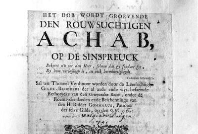 Het Lierse toneelhandschrift - 't Dor wert groeyende