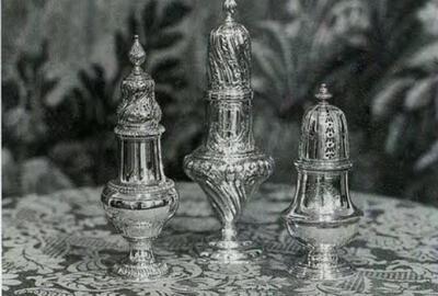 Zilveren suikerstrooiers - Engeland 18° - 19° eeuw