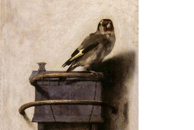 Carel Fabritius, Het puttertje, 1654, olieverf op paneel,