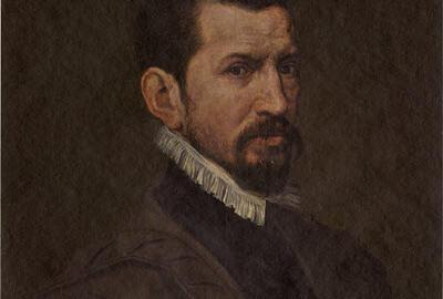 Antonio Moro, Het portret van Hubertus Goltzius, Olieverf op hout