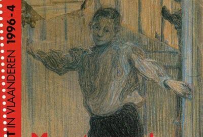 Henry Van de Velde ( 1863-1957), Jongensfiguur ( 1891). Potlood, kleurpotlood en pastel op papier,, Tekenkunst