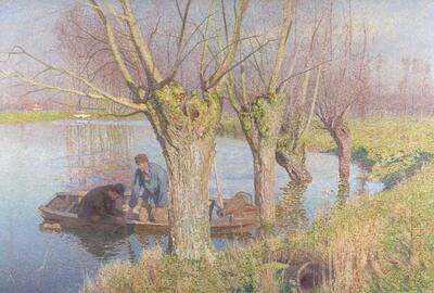 Emile Claus, La Levée des nasses, 1893