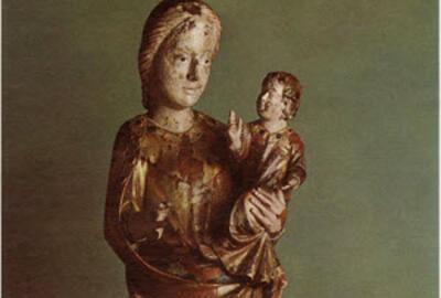 Onbekend Meester, Madonna, Gepolychromeerd houten beeld, 75 cm, omstreeks 1300, Dekenij Sint-Truiden