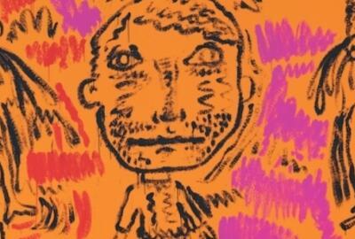 Bjarne Melgaard, muurschildering voor MDD, 2021 (detail) / courtesy van de kunstenaar en KETELEER gallery