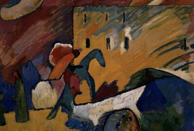 Wassily Kandinsky, Improvisatie III, 1909, Olieverf op doek,