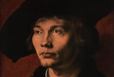 Albrecht Dürer, Portret van Bernhart van Resten, olieverf op paneel (eik), Vlaamse Primitieven,