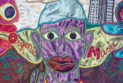 Moki Cherry, untitled (portrait of Don Cherry), 1975