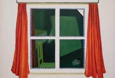 Roger Raveel  - Kom door het venster kijken, 1974