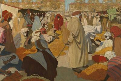 Henri Evenepoel "Sinaasappelmarkt te Blida" (1898)