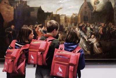 Kinderen gaan met de Mussenkussens hun eigen weg in Het Stadsmus.