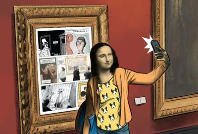 Strips uit het Louvre