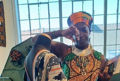 Tentoonstelling Pagne Africain - Stella Nyanchama Okemwa.