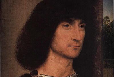 Hans Memling, Portret van man in gebed, Museo Thyssen Bornemiszo, Madrid 