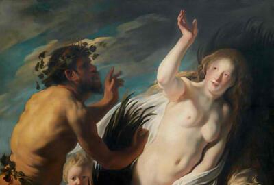 Jacques Jordaens (1593-1678), Pan en Syrinx, ca. 1620, olieverf op doek,