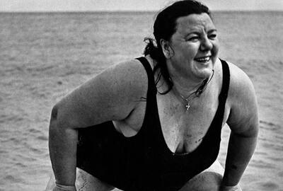 Woman at Coney Island, NYC, circa 1939-41