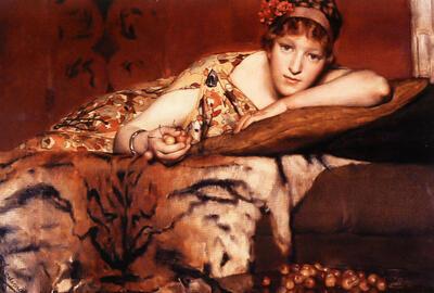 Laurens Alba-Tadema - De kersen, fatale vrouwen