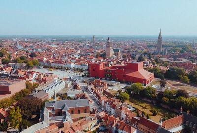 Luchtfoto Brugge