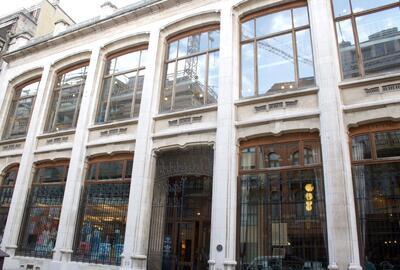 Belgich Stripcentrum voorgevel