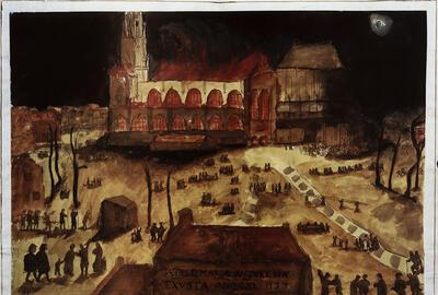 De brand van 1533, Onze-Lieve-Vrouwekathedraal
