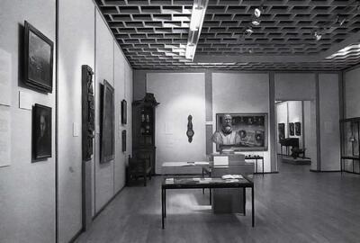 Een museumzaal anno 1990, Museum M