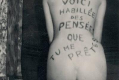Marcel Mariën, Muette et aveugle, me voici habillée des pensées que tu me prêtes, ca 1940-1945