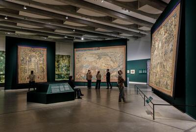Geweven groen - Lente in het Museum Hof van Busleyden