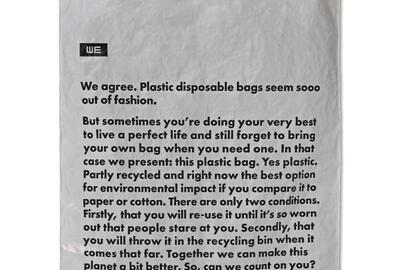De plastic zak