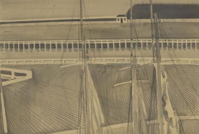 Leon Spilliaert, De Haven te Oostende, 1909