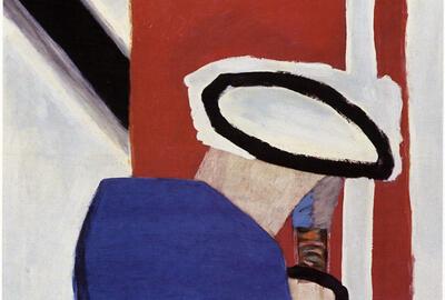 Roger Raveel (1921-2013). Hommage à Giotto. 1956. Taptoe