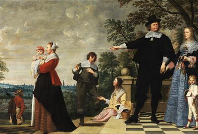 Jacob van Oost de Oude, Portret van een Brugse familie