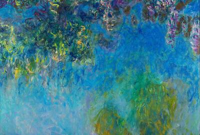 Claude Monet, Blauwe regen, 1920