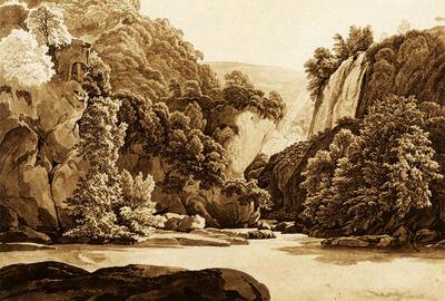 Hendrik Voogd, De watervallen van Tivoli