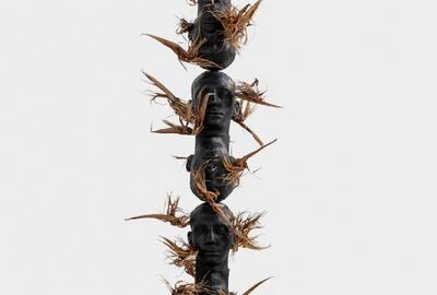 Mehdi-Georges Lahlou, Birds of Paradis, Totem Pole, 2022