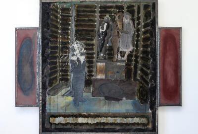 Mounir Eddib, He ain't heavy, he's my brother (2025) Courtesy Bonnefanten Museum. Photo Stefanie Schaut